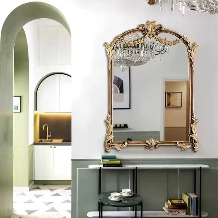 Miroir de maquillage Vintage français