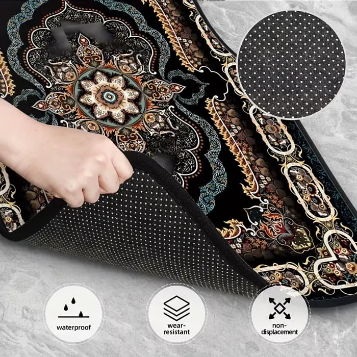 Ensemble de tapis de voiture à motif de Style rétro bohème, Design de Style ethnique, accessoires d'intérieur de voiture faciles à nettoyer, décoration artistique, 4 pièces