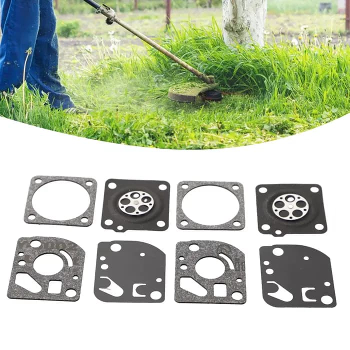 Kit de diaphragmes de carburateur, 2 ensembles pour carburateurs Ruixing, compatible avec Homelite RX-1 et Roybi RLT30CET RLT30HT RLT30CESA RBC30SET