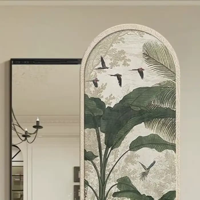 Miroir de maquillage ornement