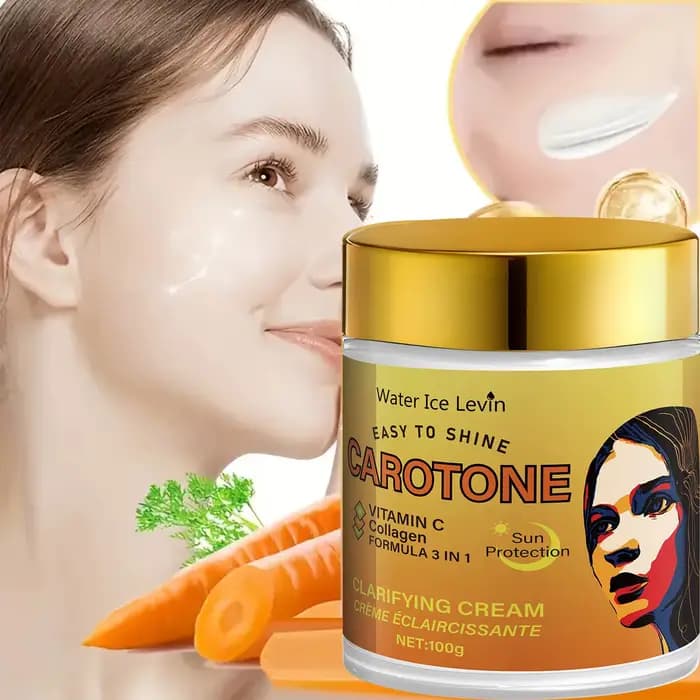 Avec Vitamine C + Collagène & protection solaire pour clarifier l'éclataire et une éclatage cutanée longue durée. 100g