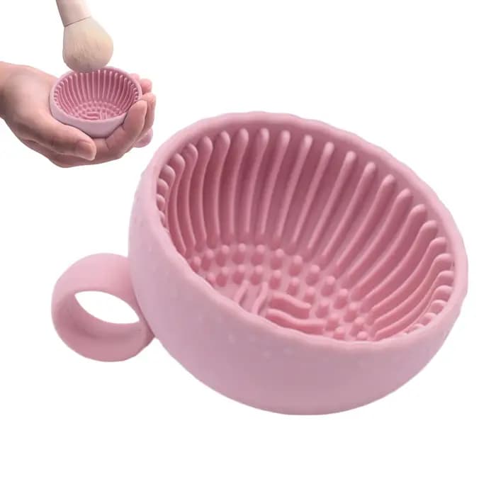 Bol de nettoyage pour pinceaux de maquillage