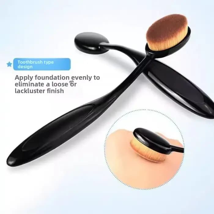 Pinceau de maquillage en forme de brosse à dents pour fond de teint