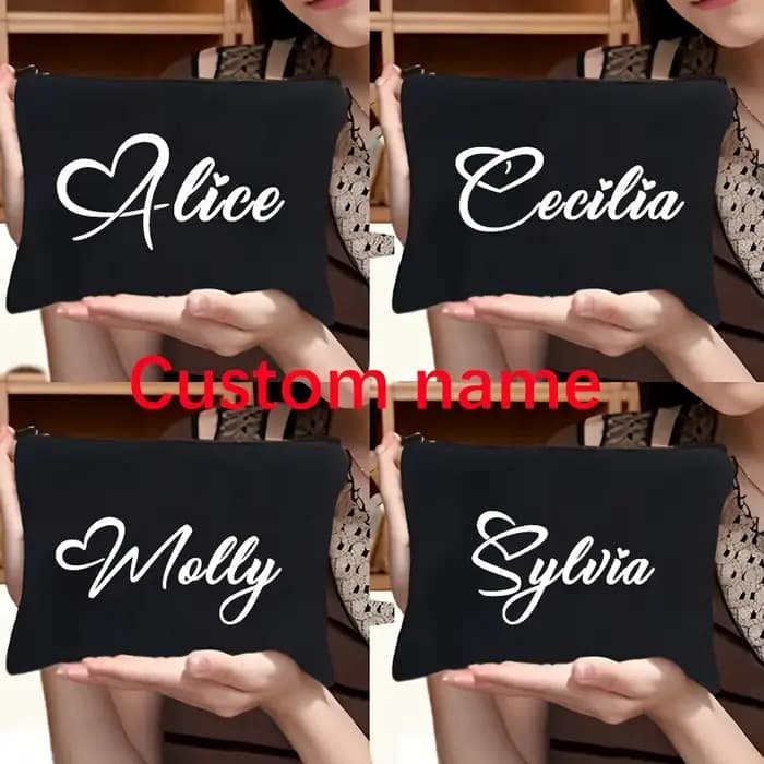 Pochette à maquillage personnalisée