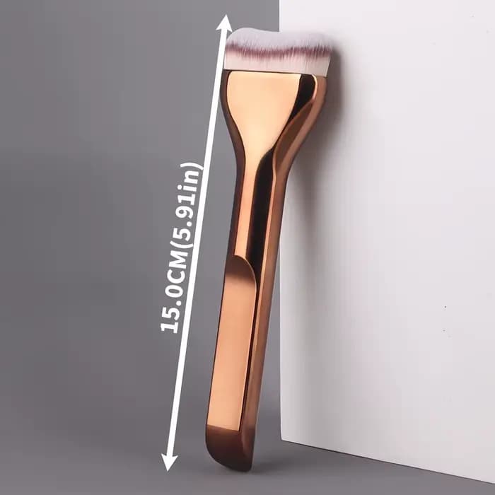 1 pinceau de maquillage professionnel – doux pour le fond de teint et le correcteur
