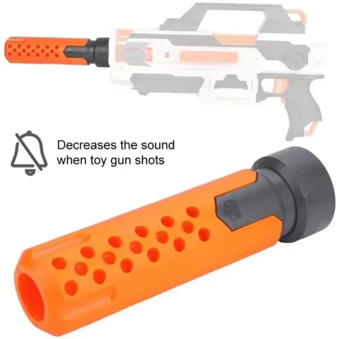 Kit d'accessoires de modification pour pistolets jouets Nerf N-strike Elite Series : silencieux, crosse, lampe torche, accessoires universels pour pistolets jouets