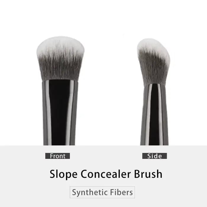 Kat Von d-pinceau de maquillage 35 pinceau anti-cernes cheveux en fibres douces élégant manche noir pinceaux