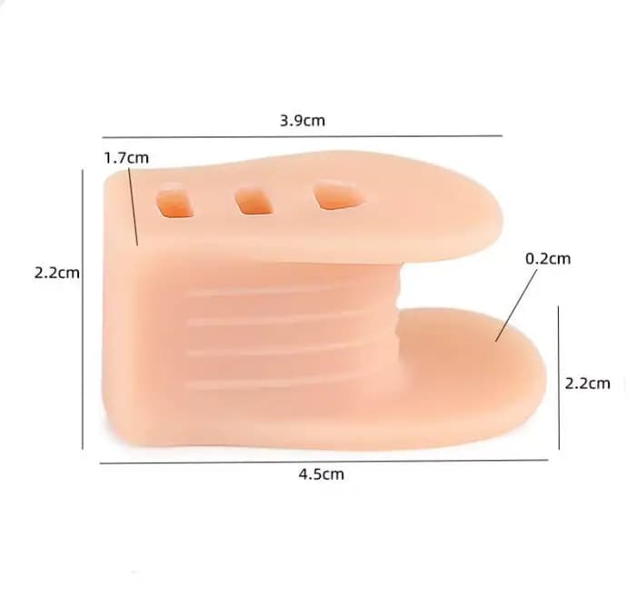 1/5/10 Paires de Séparateurs d'Orteils en Silicone en Forme de A, Correcteur d'Hallux Valgus, Redresseur de Doigts et de Grands-Doigts