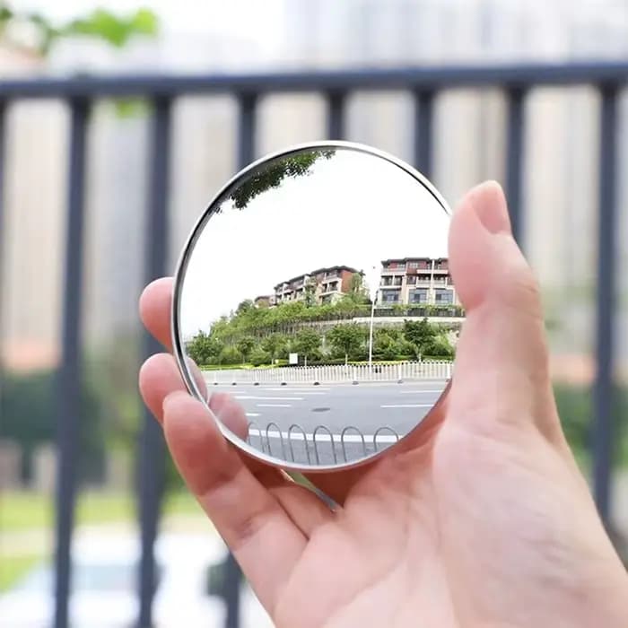 Mini miroir rond réfléchissant pour photos de voyage