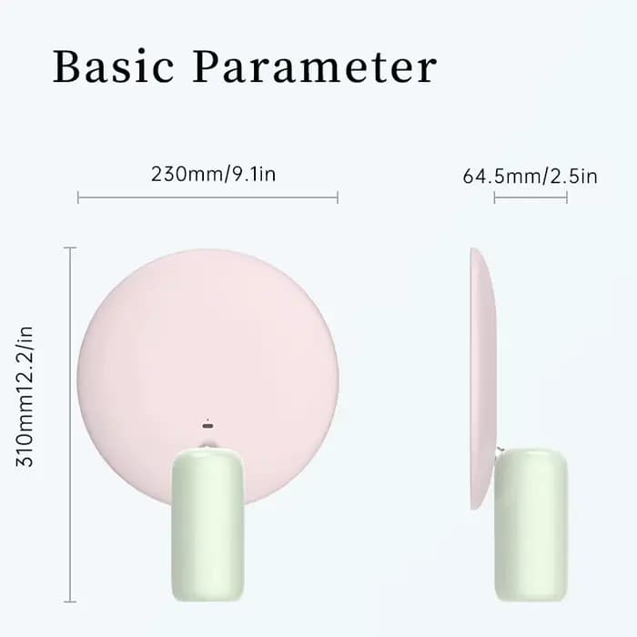 Miroir de maquillage à lumière LED