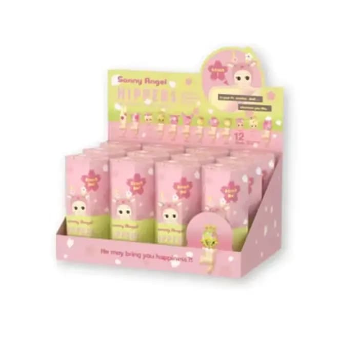 Sonny Angel Blind Box Hippers Figurines décoratives miniatures Série Fleur de cerisier Poupées Figurines d'anime Jouets Figurines d'action Cadeau d'anniversaire
