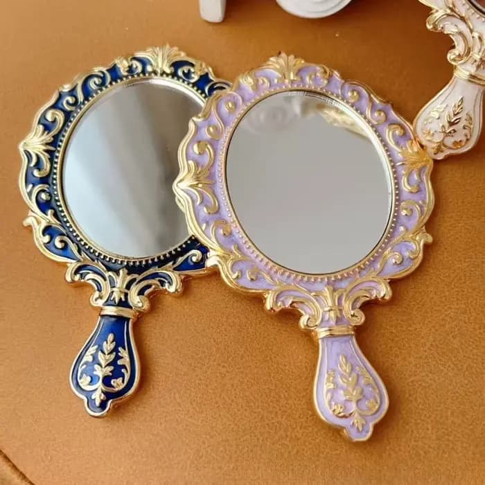 Miroir de cour portable rétro européen