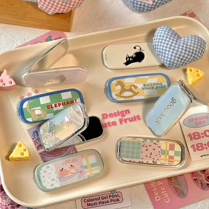 Miroir de maquillage portable