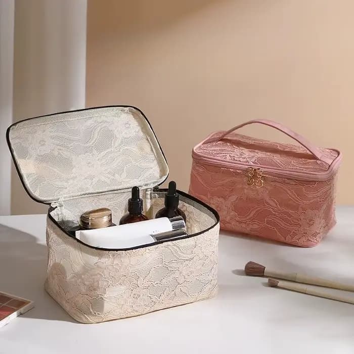 Trousse de maquillage de voyage de grande capacité