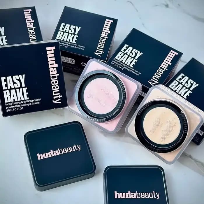 Nouvelle Poudre Libre Fixatrice et de Fixation Huda Easy Bake Sans Parfum