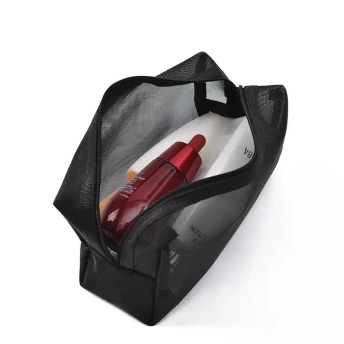 Trousse de toilette pliable lavable transparente