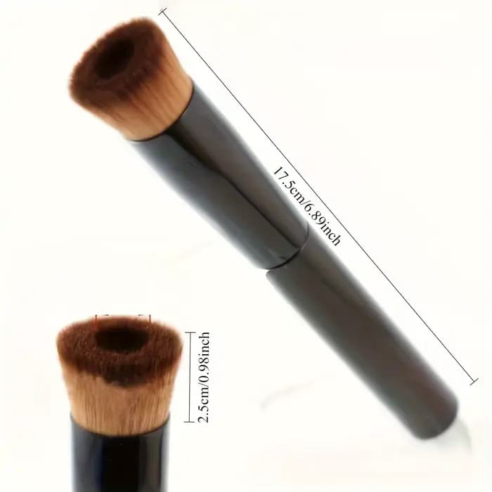 Pinceau de fond de teint FlawlessFoundation - Tête plate pour maquillage liquide