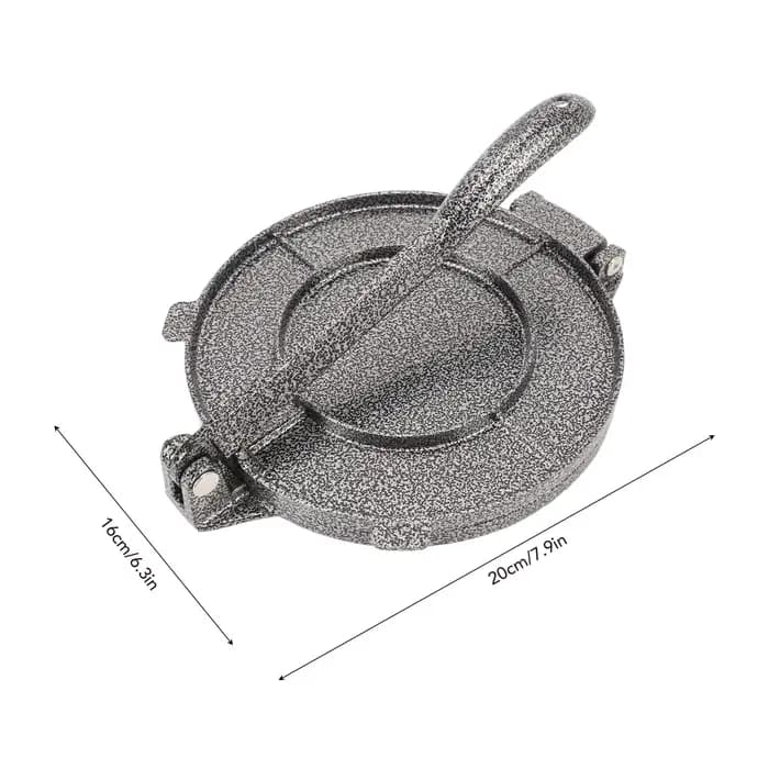 Presse à tortilla en alliage d'aluminium, 6.3 pouces, pâte à farine, presse à tortilla progressive, machine à roti pour la cuisine à domicile, petit-déjeuner exécutif