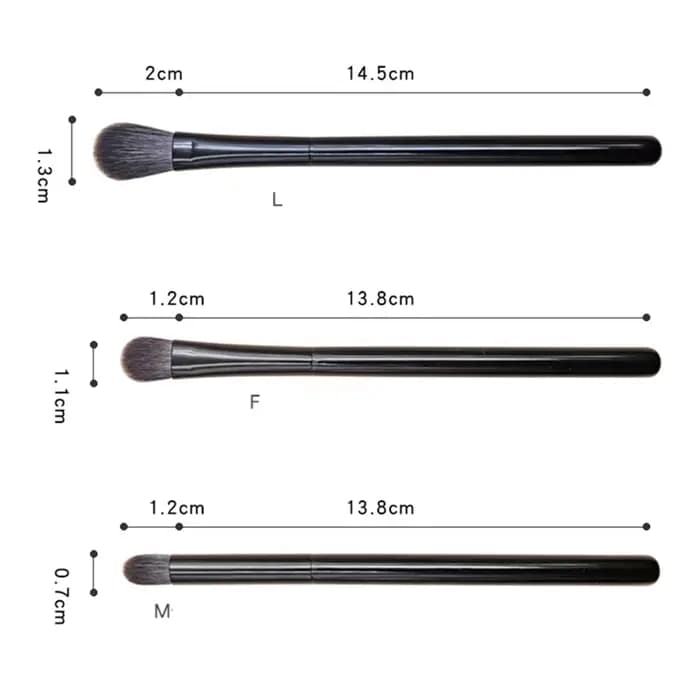 Ensemble de pinceaux de maquillage japonais de haute qualité