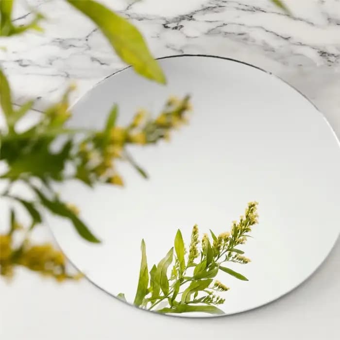 Miroirs ronds en acrylique de 20cm