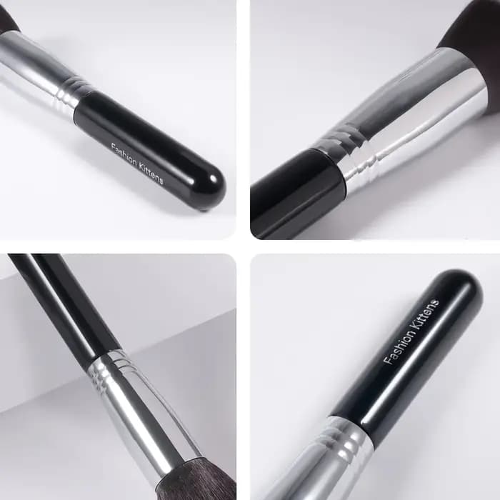 Pinceau à poudre pinceaux de maquillage professionnels noir fond de teint multifonctionnel Blush sculpture bronzant