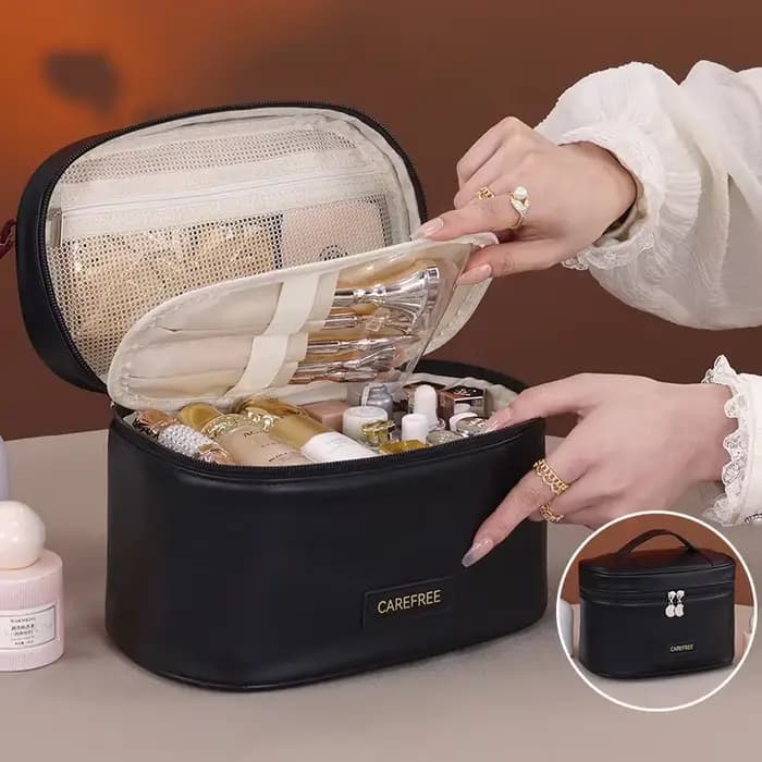 Trousse de maquillage multicouche pour femmes