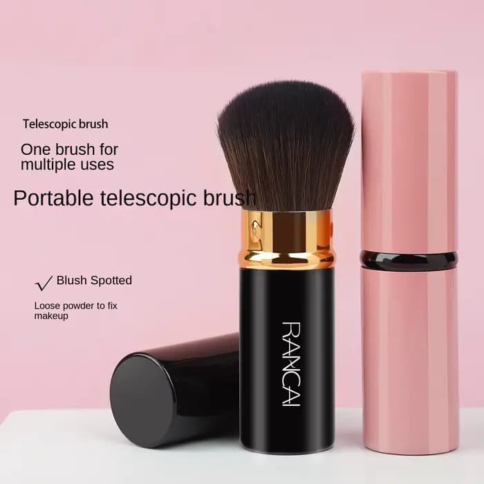Pinceau de maquillage souple rétractable professionnel