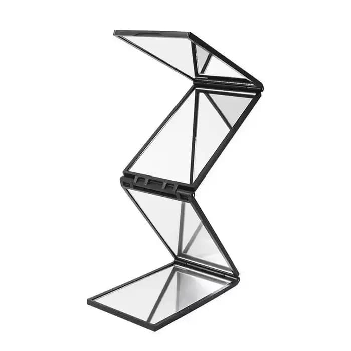 Miroir pliant portable à 4 voies