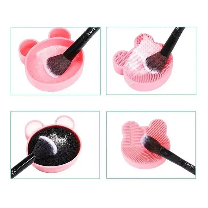 Nettoyeur de pinceaux de maquillage multifonction