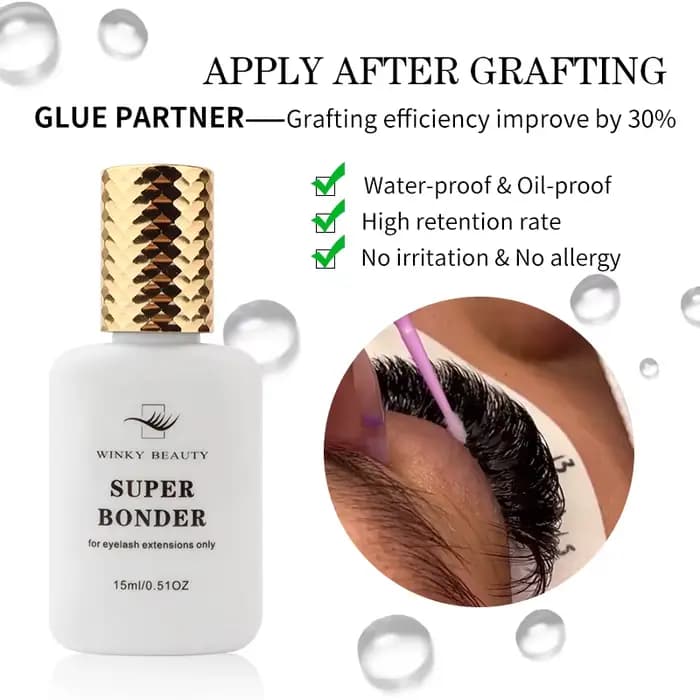 Agent de fixation Super Bonder pour Extensions de cils