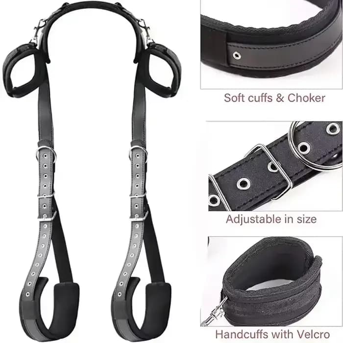 Menottes sexuelles BDSM, contraintes, jambes ouvertes, chevilles, harnais de Bondage SM, sangles de bandage de lit, jouet sexuel d'esclave, Kits d'accessoires érotiques