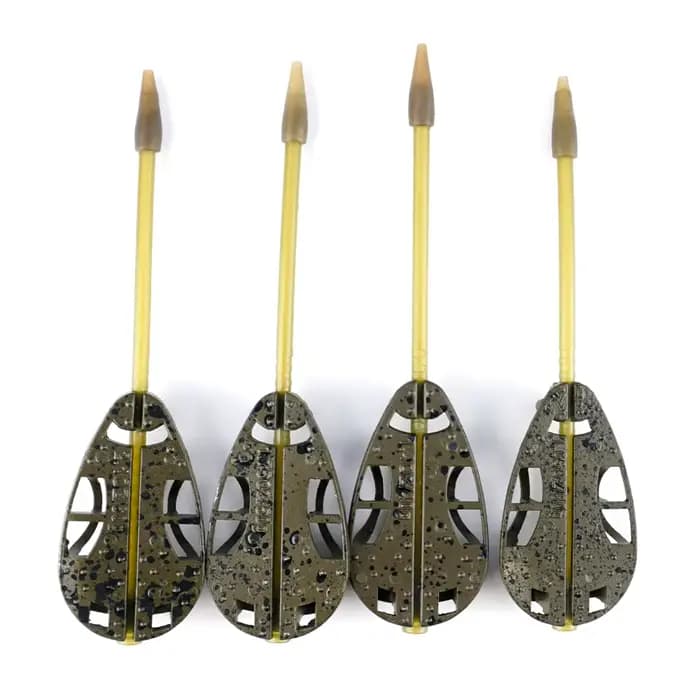 Hirisi-Ensemble de matériel de pêche à la carpe, méthode d'alimentation et moule, appât de panier, accessoires de pêche, 30g, 40g, 50g, 60g