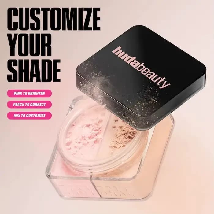 Easy Bake Poudre Libre Éclaircissante et Correctrice Duo Longue Tenue Contrôle du Sébum Maquillage Naturel Éclatant