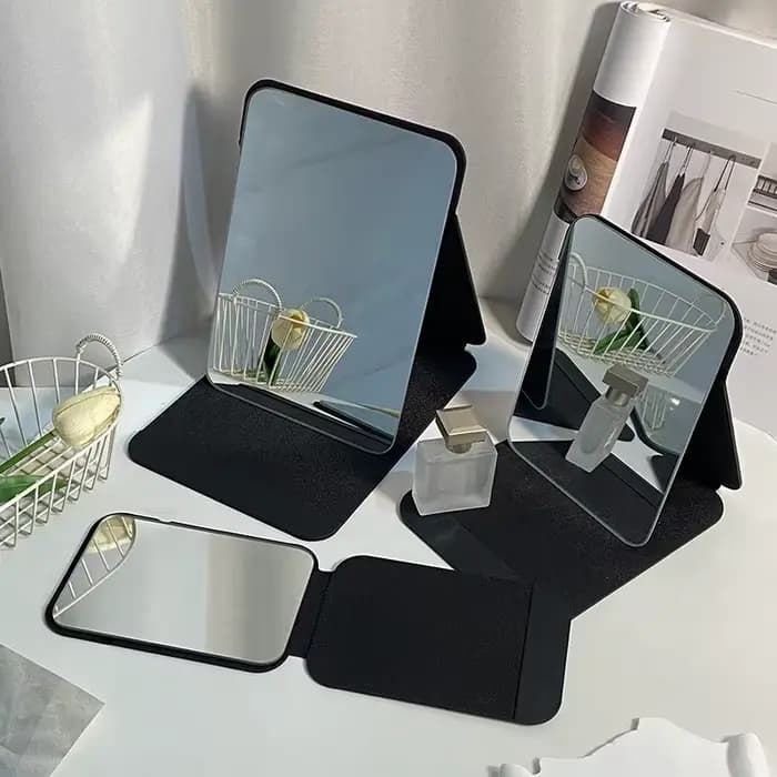 Miroir de maquillage portable de bureau
