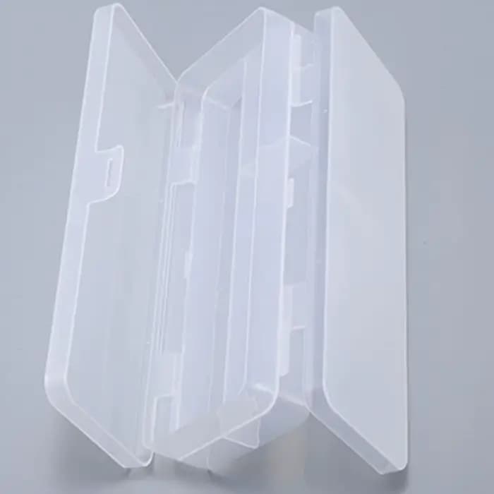 Étui à crayons transparent en plastique, boîte de rangement Macaron, boîte à crayons à double couche, anti-poussière, grande capacité, simple, papeterie