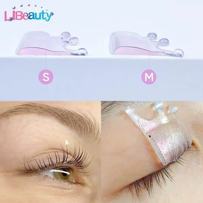 Libeauty 4 pièces Silicone cils Perming Lash Lift Pad levage