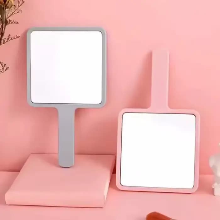 Miroir de maquillage à main carré