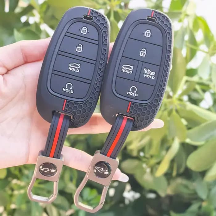 Coque de clé de voiture à 4 ou 5 boutons pour Hyundai Sonata, Nexo, DN8, Santa Fe TM, Tucson NX4, Staria, Ioniq - Accessoires