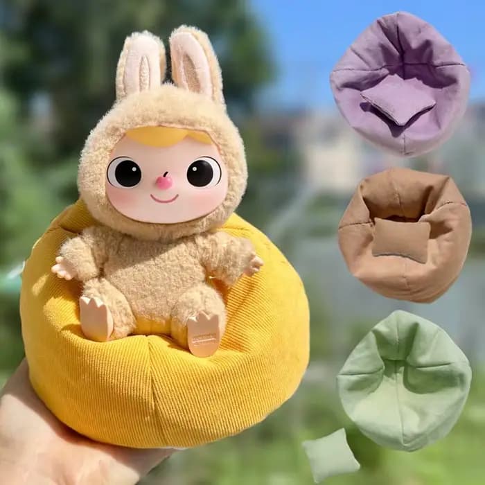 Accessoires de canapé de poupée pour V1/V2 Gen, accessoires de véhicule parfaits pour poupée Labubu de 17cm, jouets pour enfants