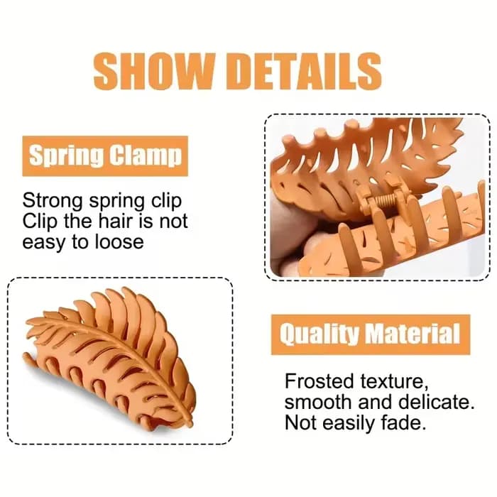 Épingle à cheveux de luxe, accessoire pour cheveux en forme de feuille, épingle à cheveux pour femme, épingle à cheveux en forme de griffe, idéale pour les festivals