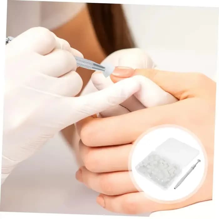 100 pinceaux éponge dégradés pour nail art, pinceau pour vernis gel, poudre pailletée, accessoire de manucure
