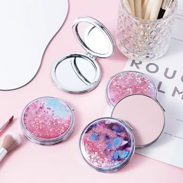 Miroir cosmétique double face chic