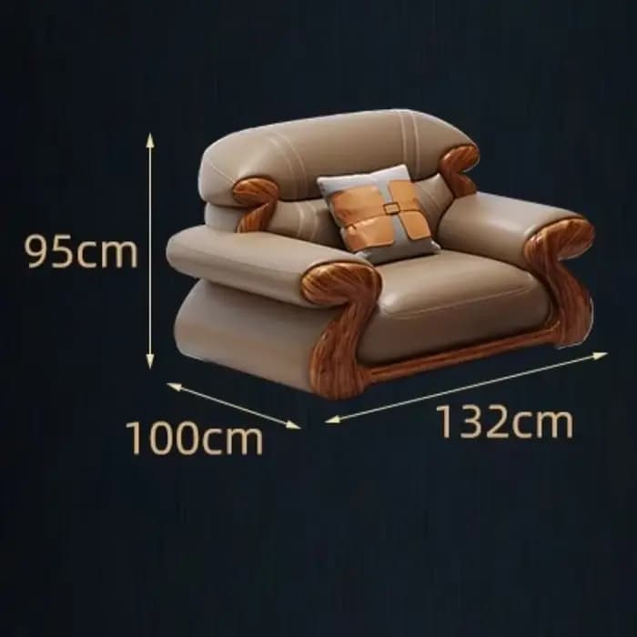 Canapé d'angle de luxe avec accoudoirs, grand canapé romantique à coussins, élégant divano da soggiorno, accessoires pour la maison
