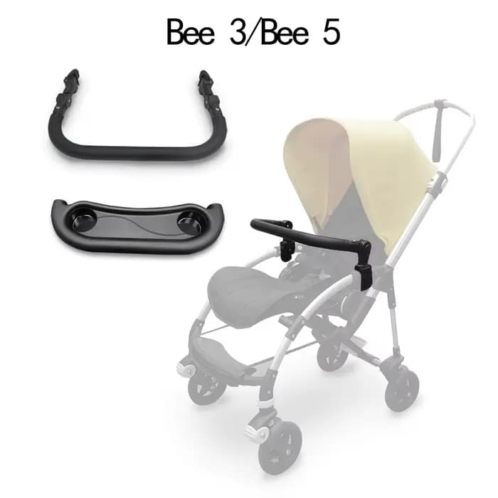 Accessoires de poussette pour bébé, barre pare-chocs pour Bugaboo Bee3/5 et Babyzen yoyo, accoudoir, guidon, assiette à dîner, accessoire de landau en cuir PU