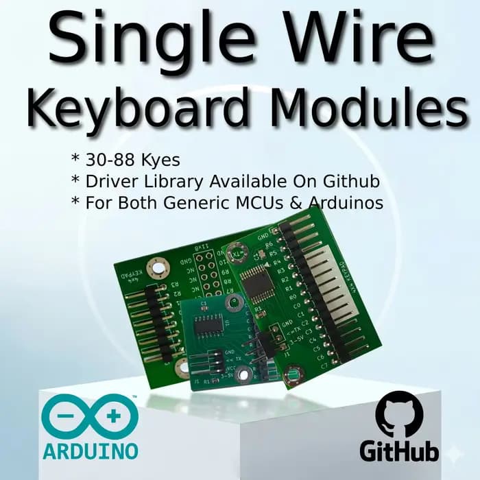 Kit de module de clavier à fil unique (pour Arduino et microcontrôleurs)