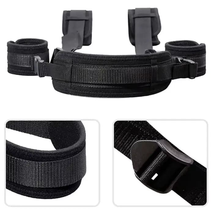 Ensemble de Bondage sexuel BDSM pour chambre adulte, balançoire sexuelle, corde réglable avec menottes, sangles de rétraints pour le cou et les jambes