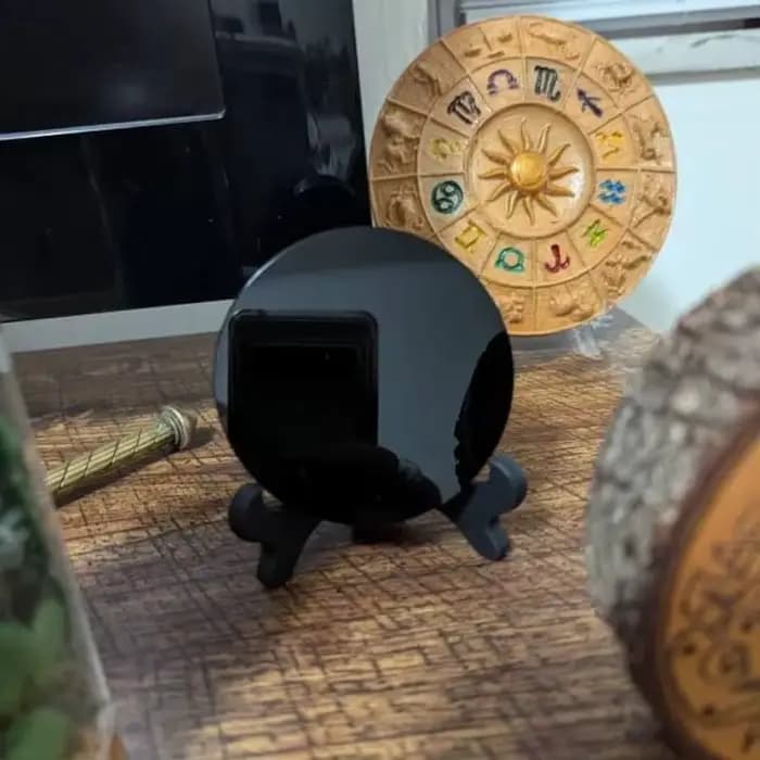 Miroir d’obsidienne noire