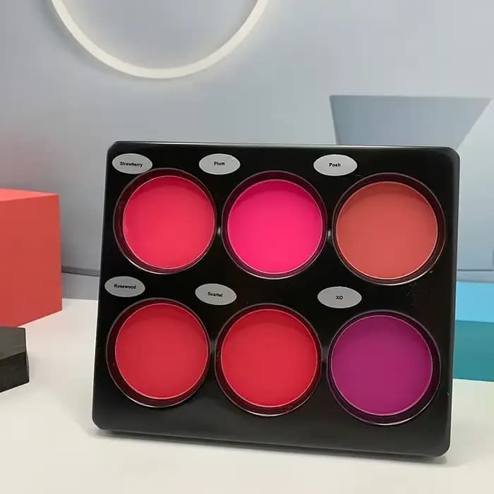 Palette de fard à joues 6 couleurs