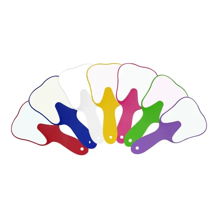 Miroir à poignée dentaire en forme de dent