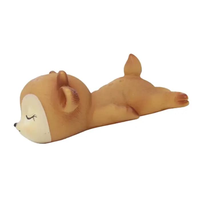 Figurine de cerf d'Auckland en résine, décoration de gâteau, ornement de bureau, cadeaux d'anniversaire, jouets de fête